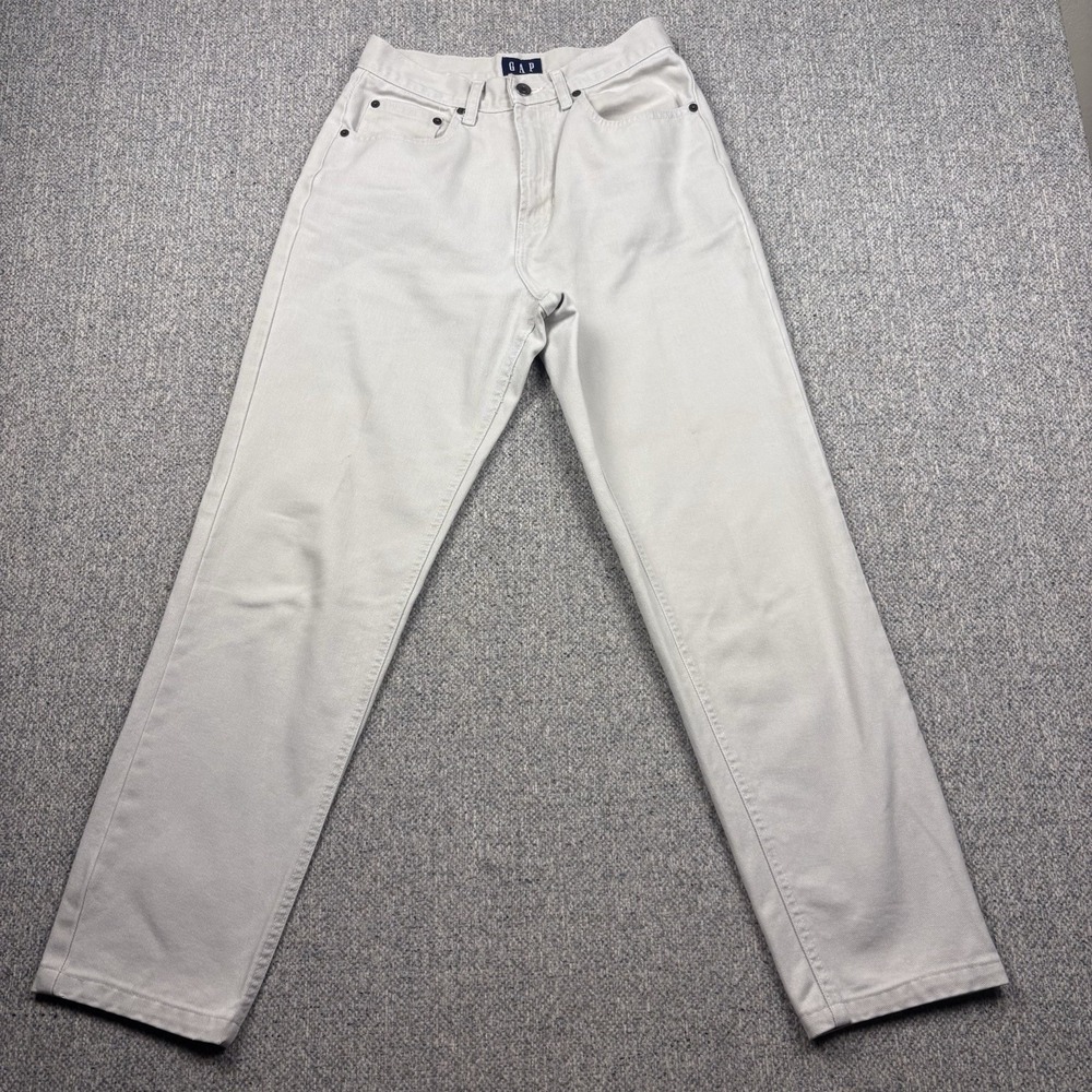 Vintage GAP Made In USA Pants Womens 6 Putty Classic Fit High Rise - Picture 1 of 9
